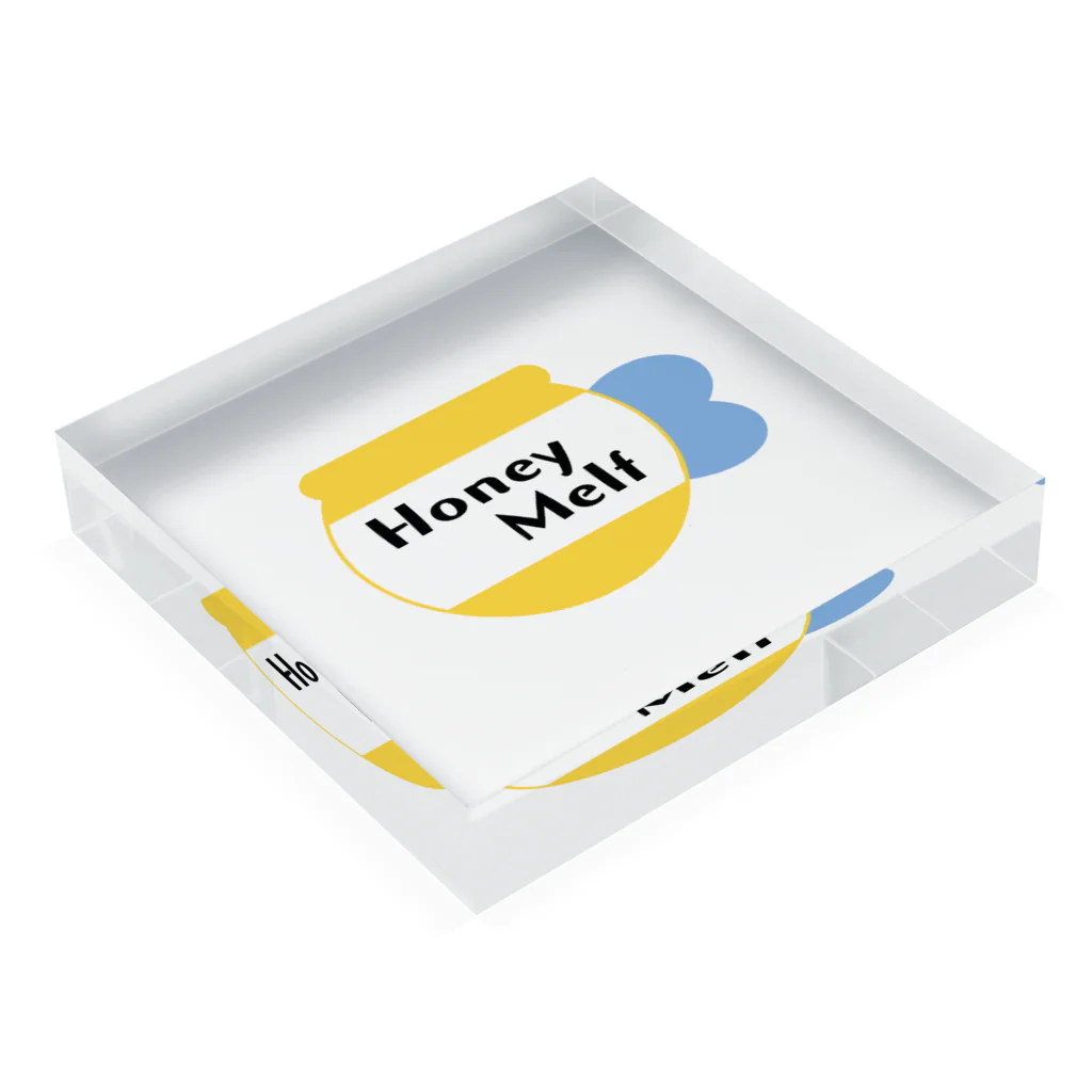 HoneyMelt のHoneyMelt LOGO Acrylic Block :placed flat