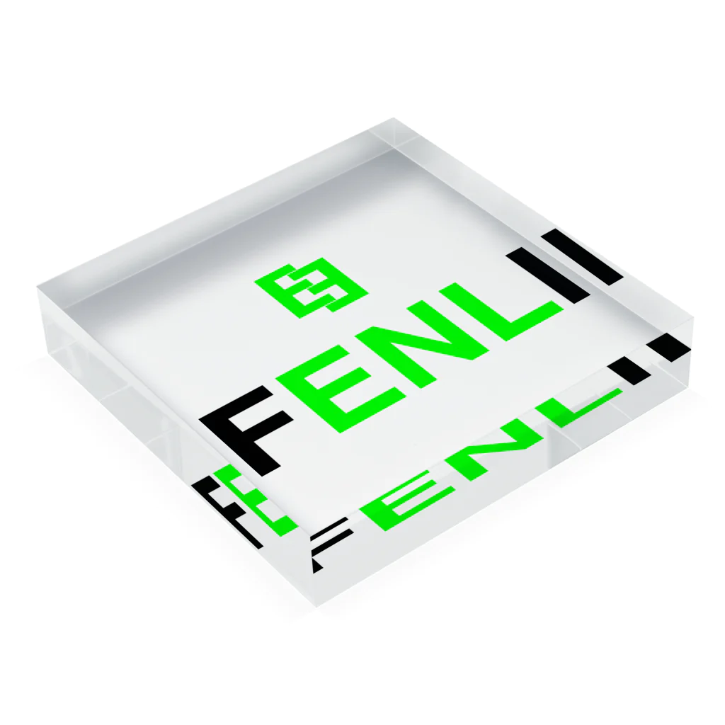 5ASwagsのFENLI Acrylic Block :placed flat