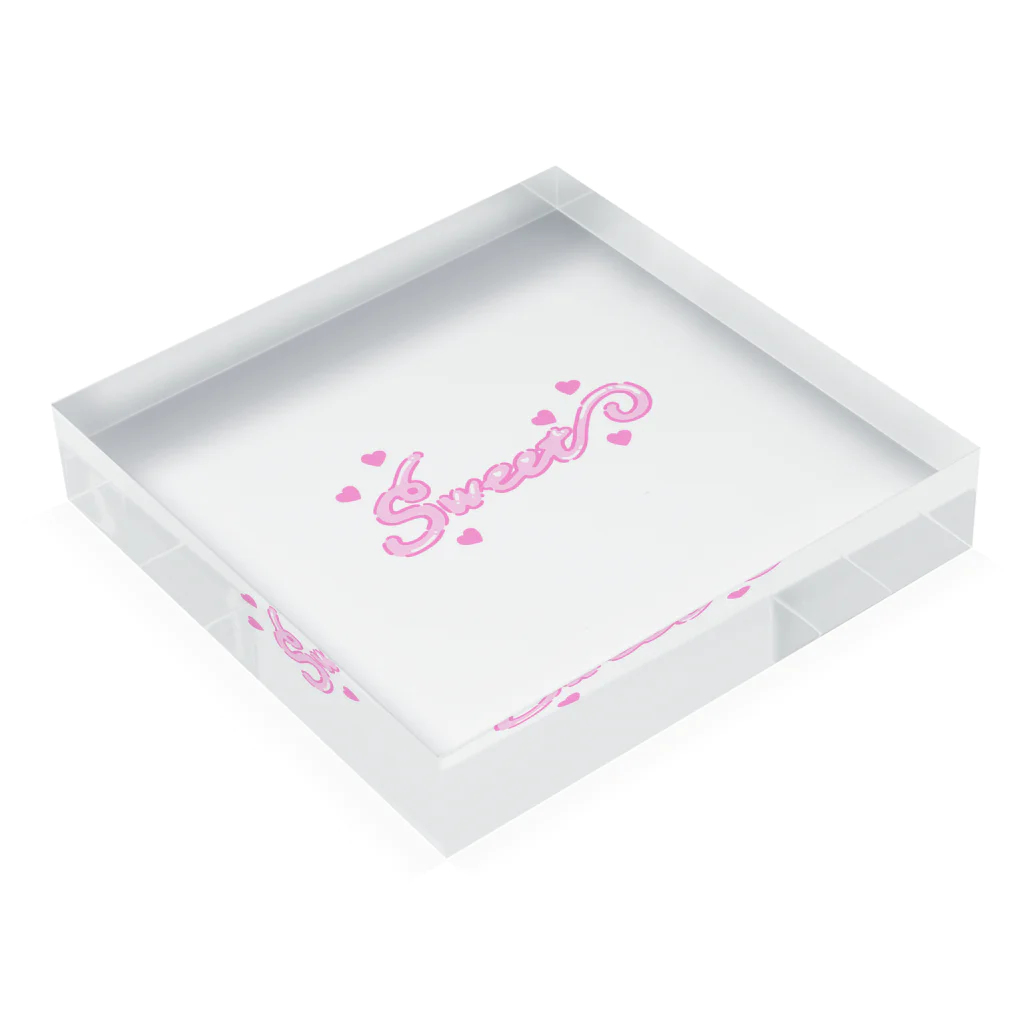 mero46のsweet Acrylic Block :placed flat