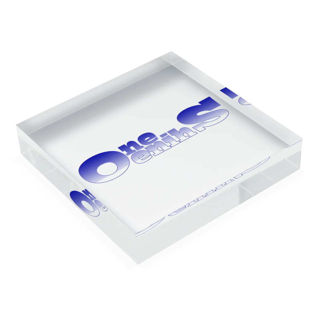 OneShineのOneShine Acrylic Block :placed flat