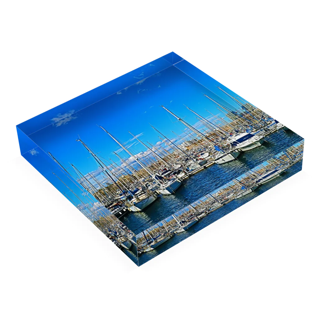 syo_31のBarcelona_sea Acrylic Block :placed flat