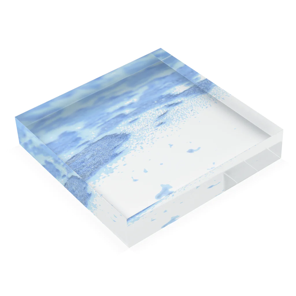 き。のおみせのぅみのアクリルブロック Acrylic Block :placed flat