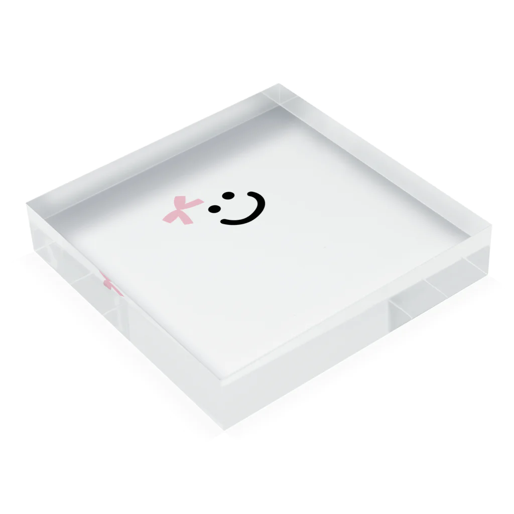 ribon-classic.リボンクラシック【リボクラ】のスマイル。リボンクラシック。ribonclassic. Acrylic Block :placed flat