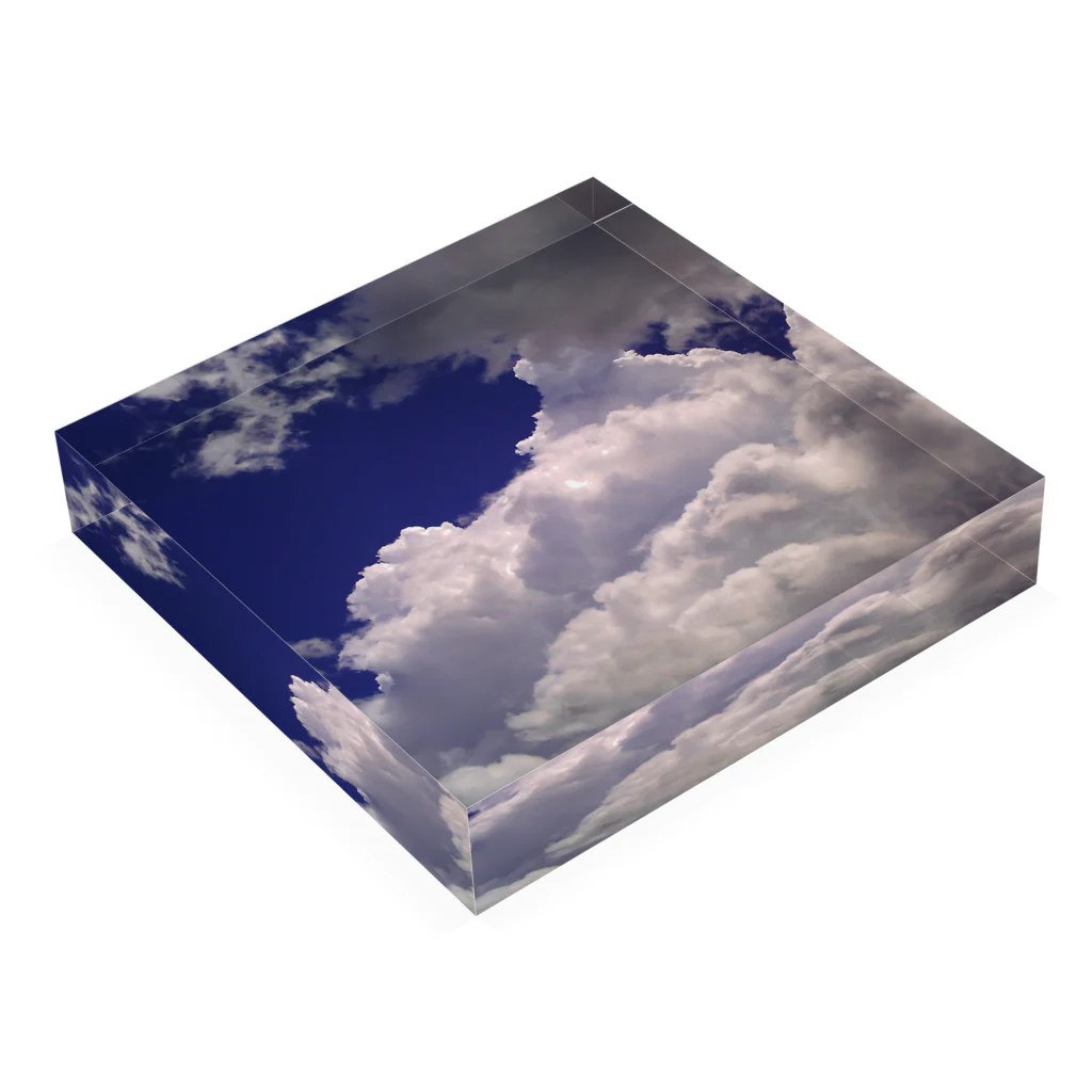 あずき庵のトイデジ　空Ⅳ Acrylic Block :placed flat