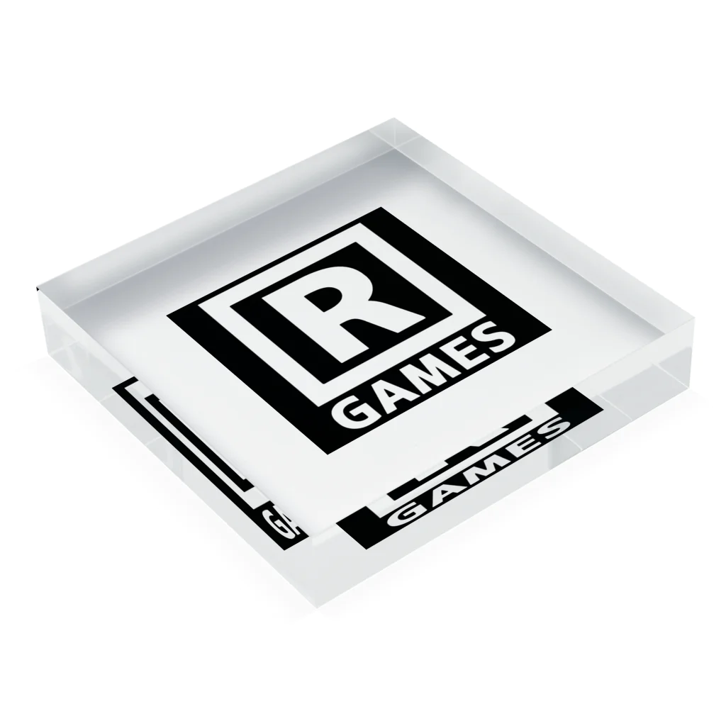 R-GAMES2.0のR-GAMES2.0のアイテムです。 Acrylic Block :placed flat