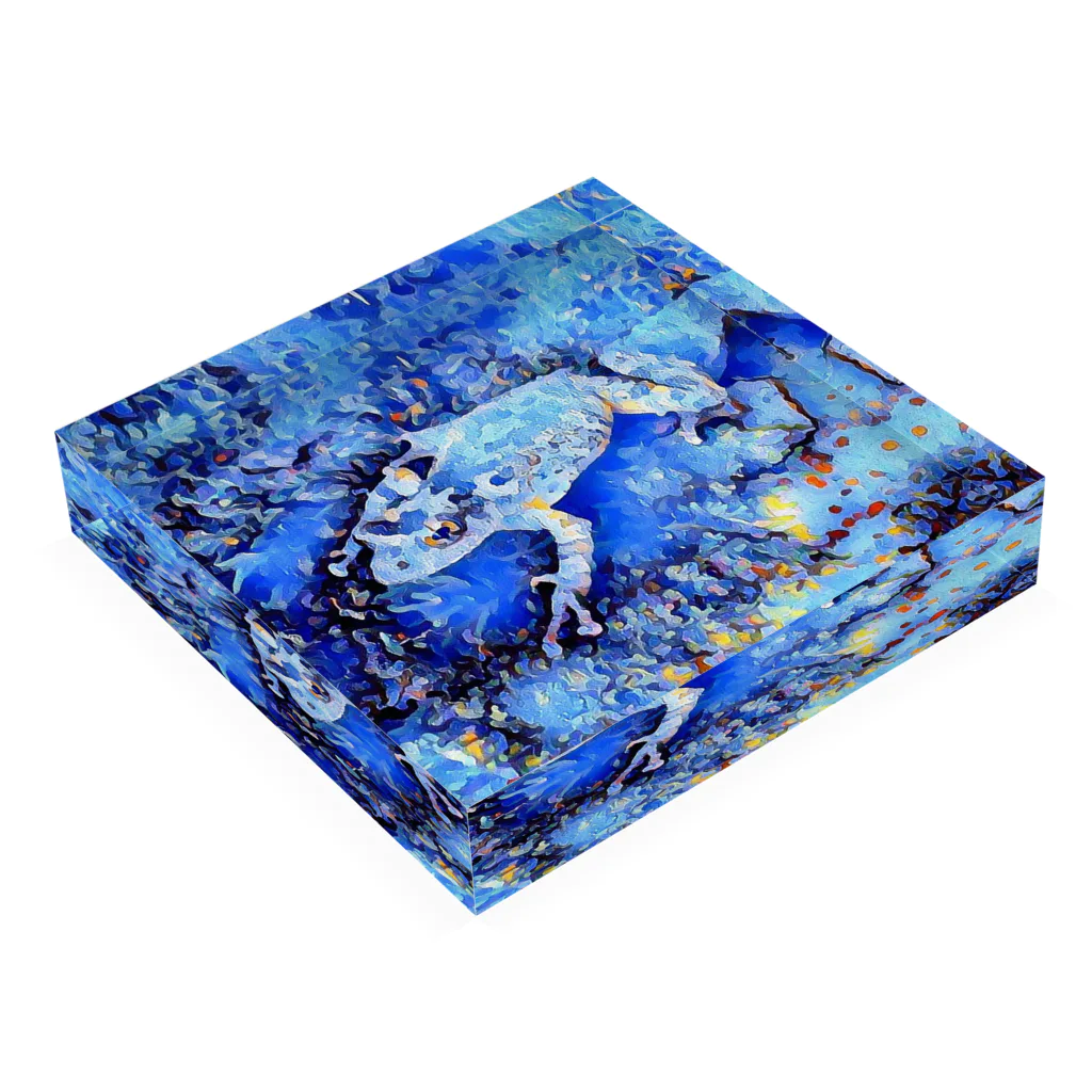 Fantastic FrogのFantastic Frog -Frozen Version- Acrylic Block :placed flat