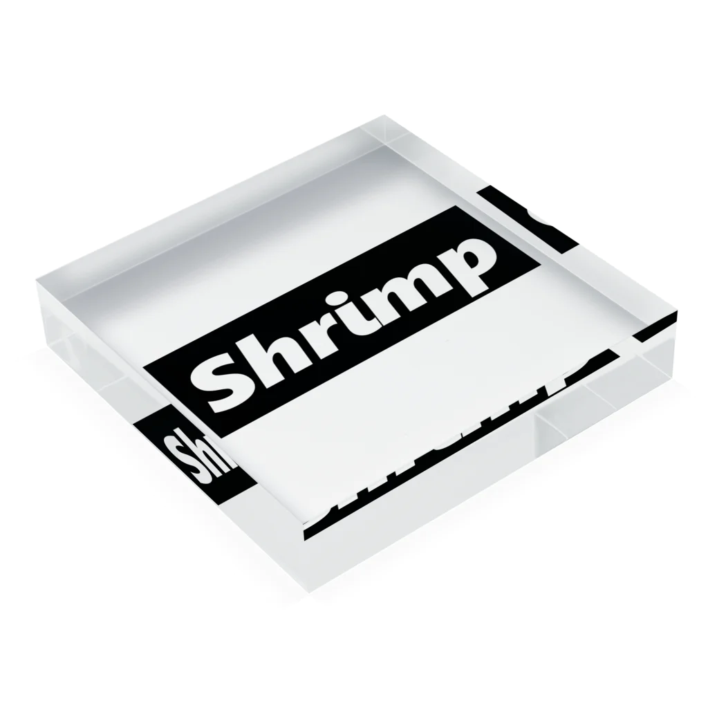 beedotのshrimp goods Acrylic Block :placed flat