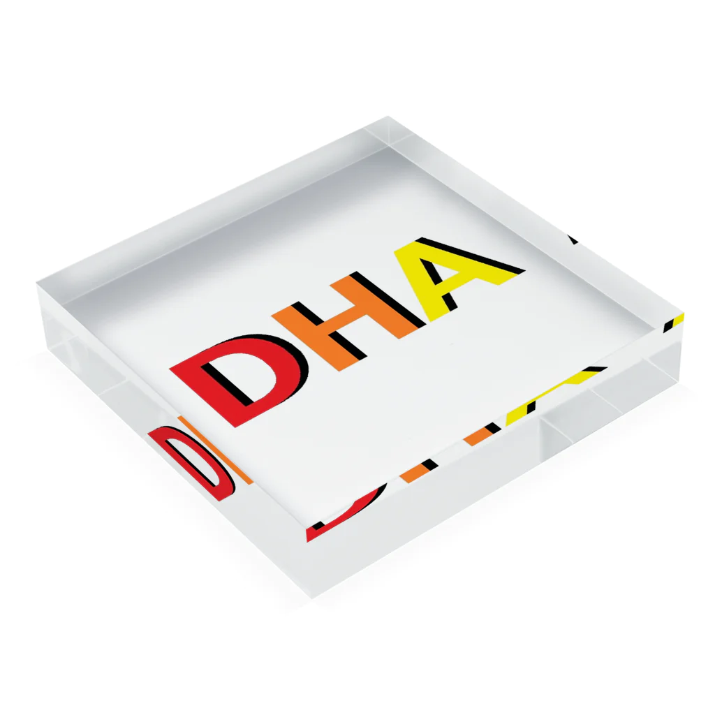 アメリカンベース のDHA Acrylic Block :placed flat