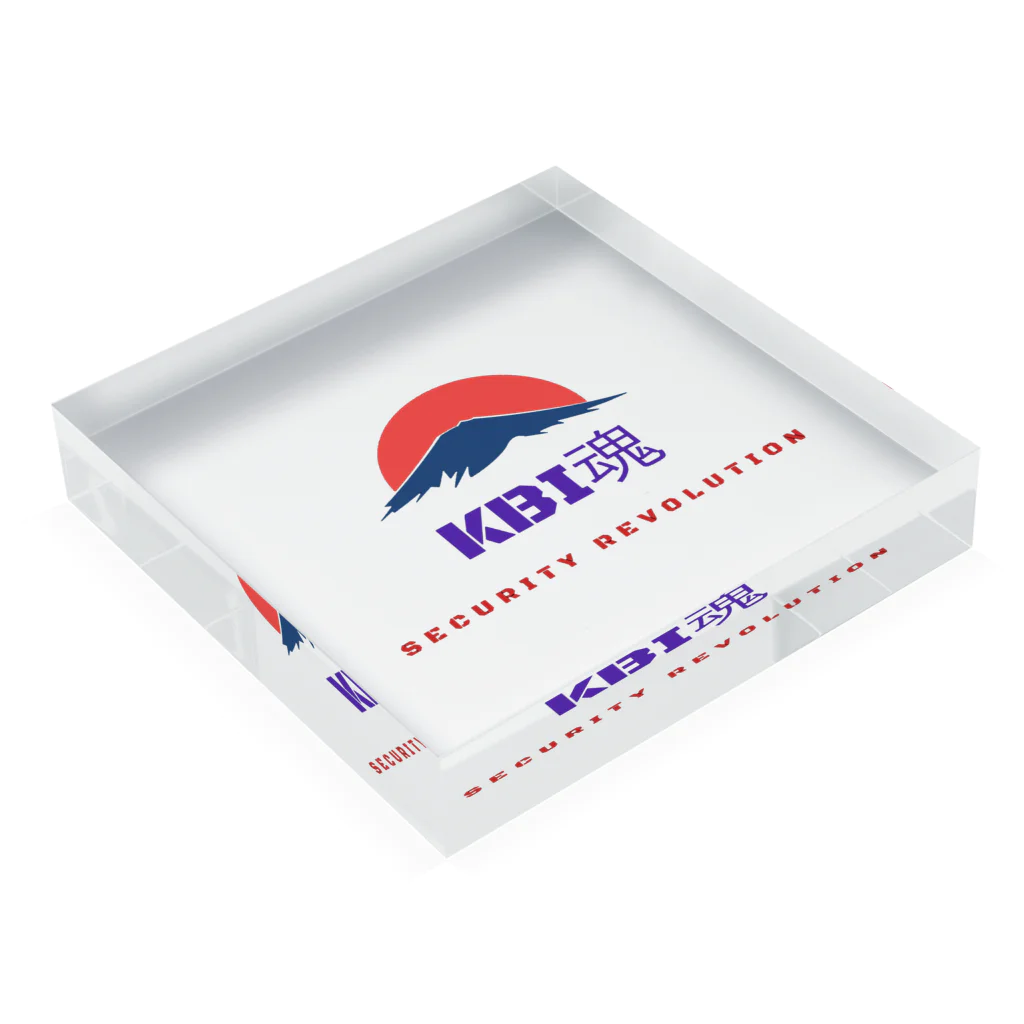 KBI SHOPのKBI魂シリーズ Acrylic Block :placed flat