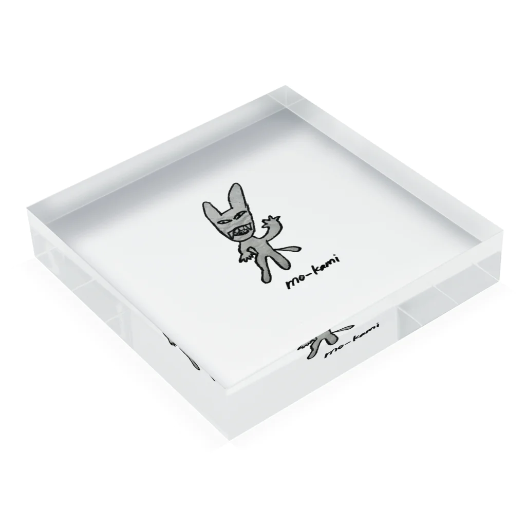 かめのくん のもうかみ Acrylic Block :placed flat