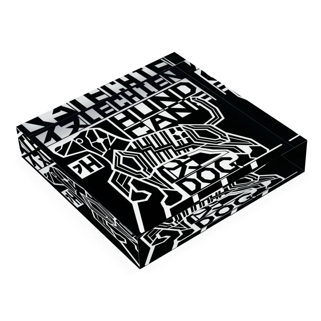 もよういぬ（グッズ販売）の１３　いぬ Acrylic Block :placed flat