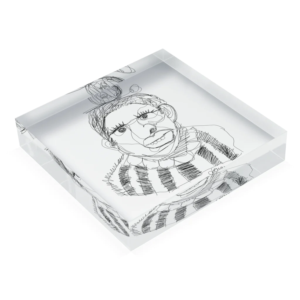 okowa_のW.A.S.I.B.B.A Acrylic Block :placed flat