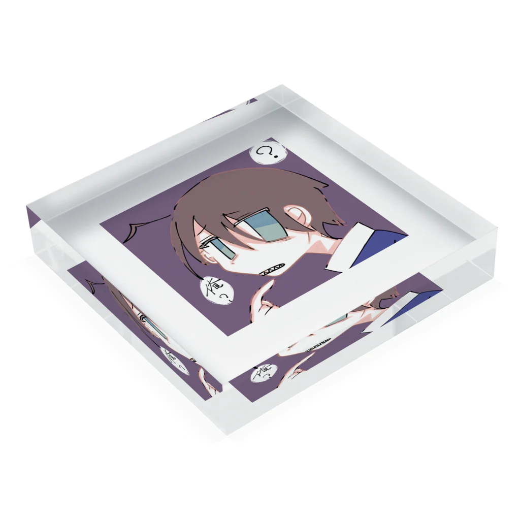 sakuranbo_chanの放っておいて、僕のこと Acrylic Block :placed flat