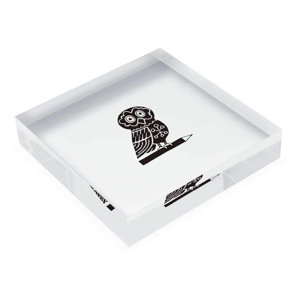 ILM STOREのイルムくん公式 Acrylic Block :placed flat