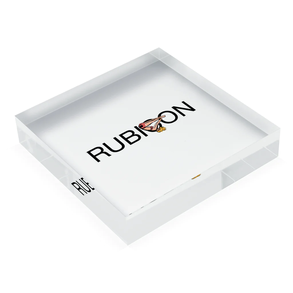 RUBICONのRUBICON logo Acrylic Block :placed flat