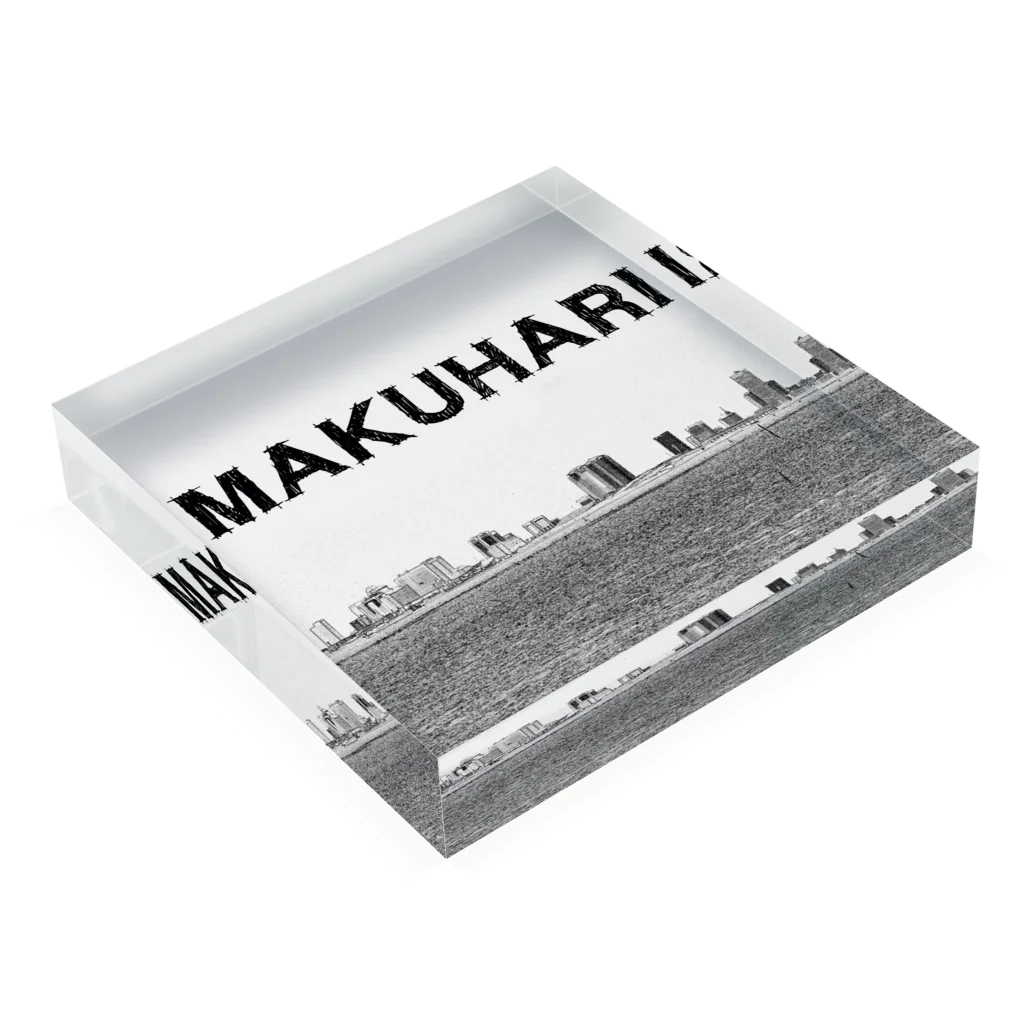 超高層ビル・都市開発研究所shopの The City 幕張摩天楼 Acrylic Block :placed flat