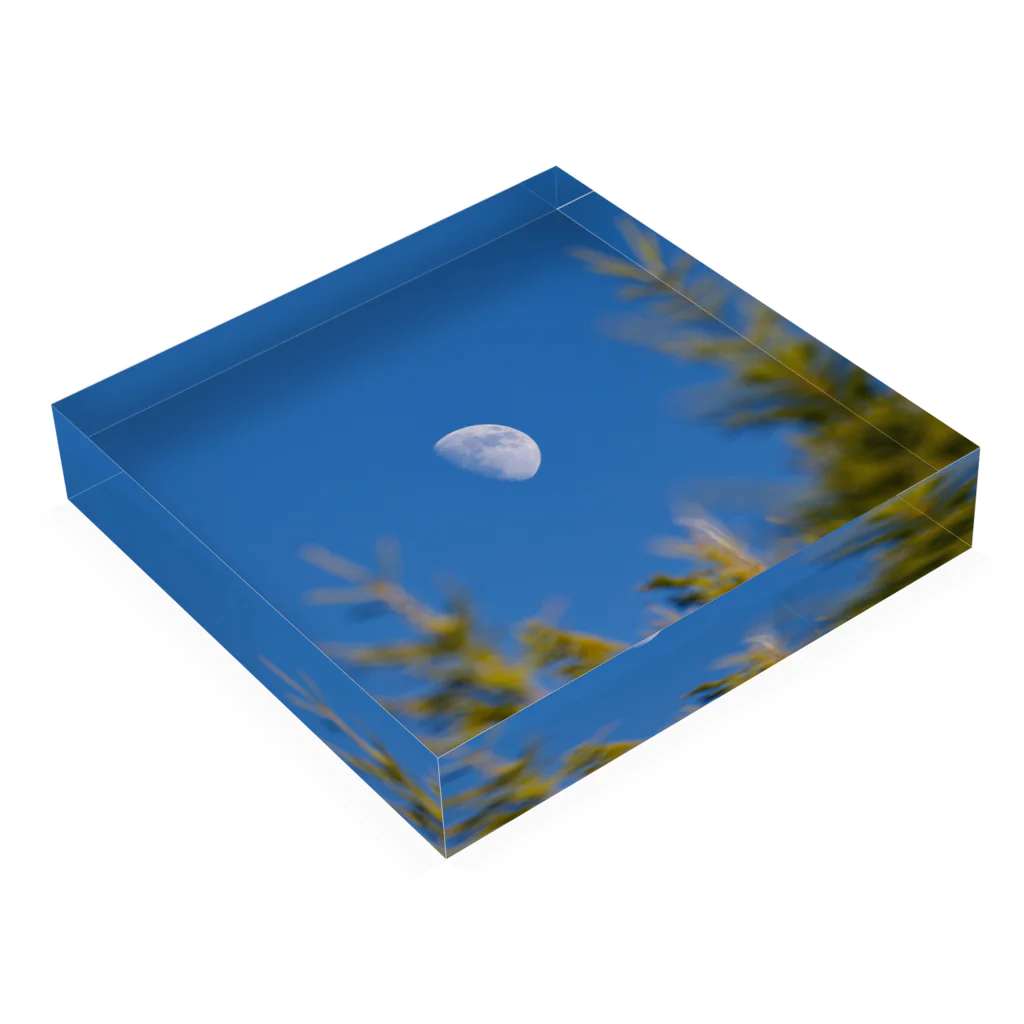 Takashi MUKAIのBlock-Photo-Moon01 Acrylic Block :placed flat