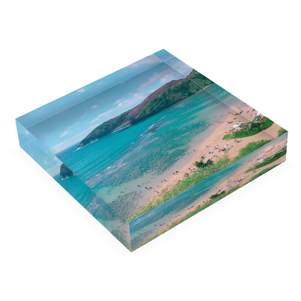 mayaのハワイの海🏝 Acrylic Block :placed flat