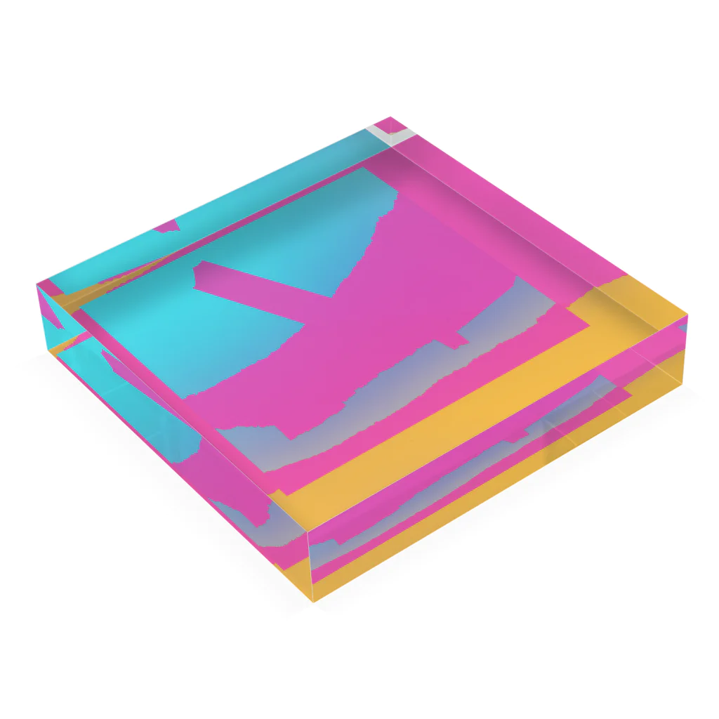 めょの宝庫のふね Acrylic Block :placed flat