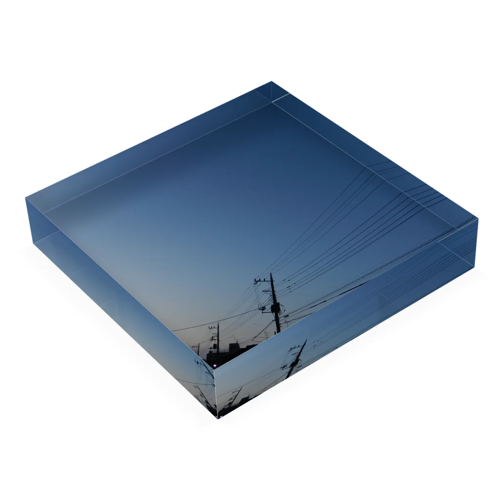 夜の青空の夜の青空0101 Acrylic Block :placed flat