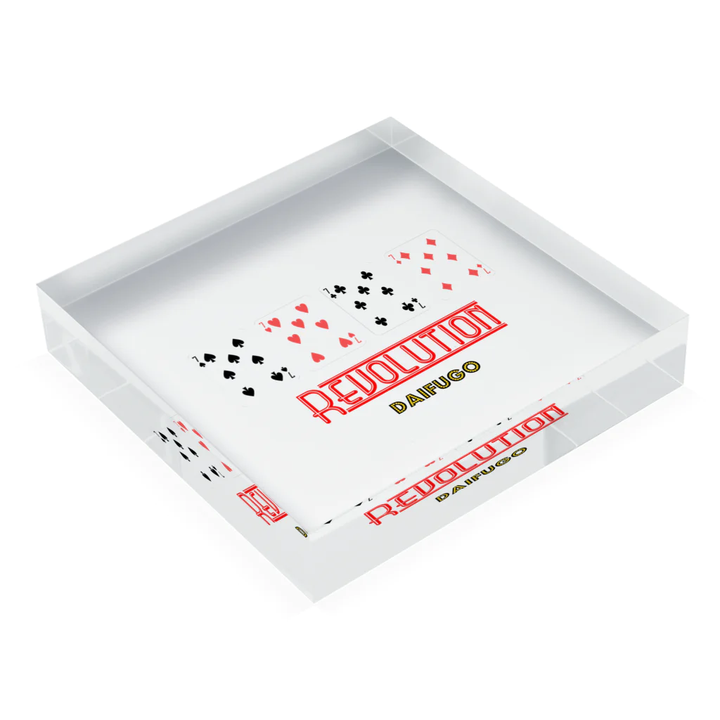 よろづ屋 安宅彦一長船のRevolution Type-A Acrylic Block :placed flat