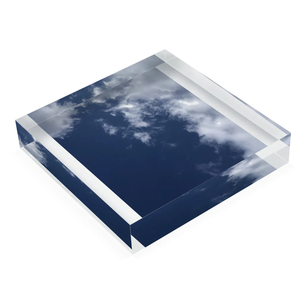 chocochoco0707のsky blue Acrylic Block :placed flat