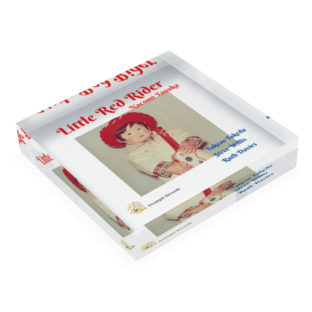 Swampie RecordsのLittle Red Riderシリーズ Acrylic Block :placed flat