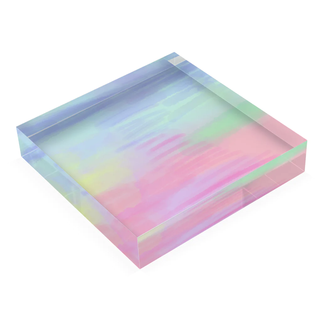 半夏生の春眠不覚暁 Acrylic Block :placed flat