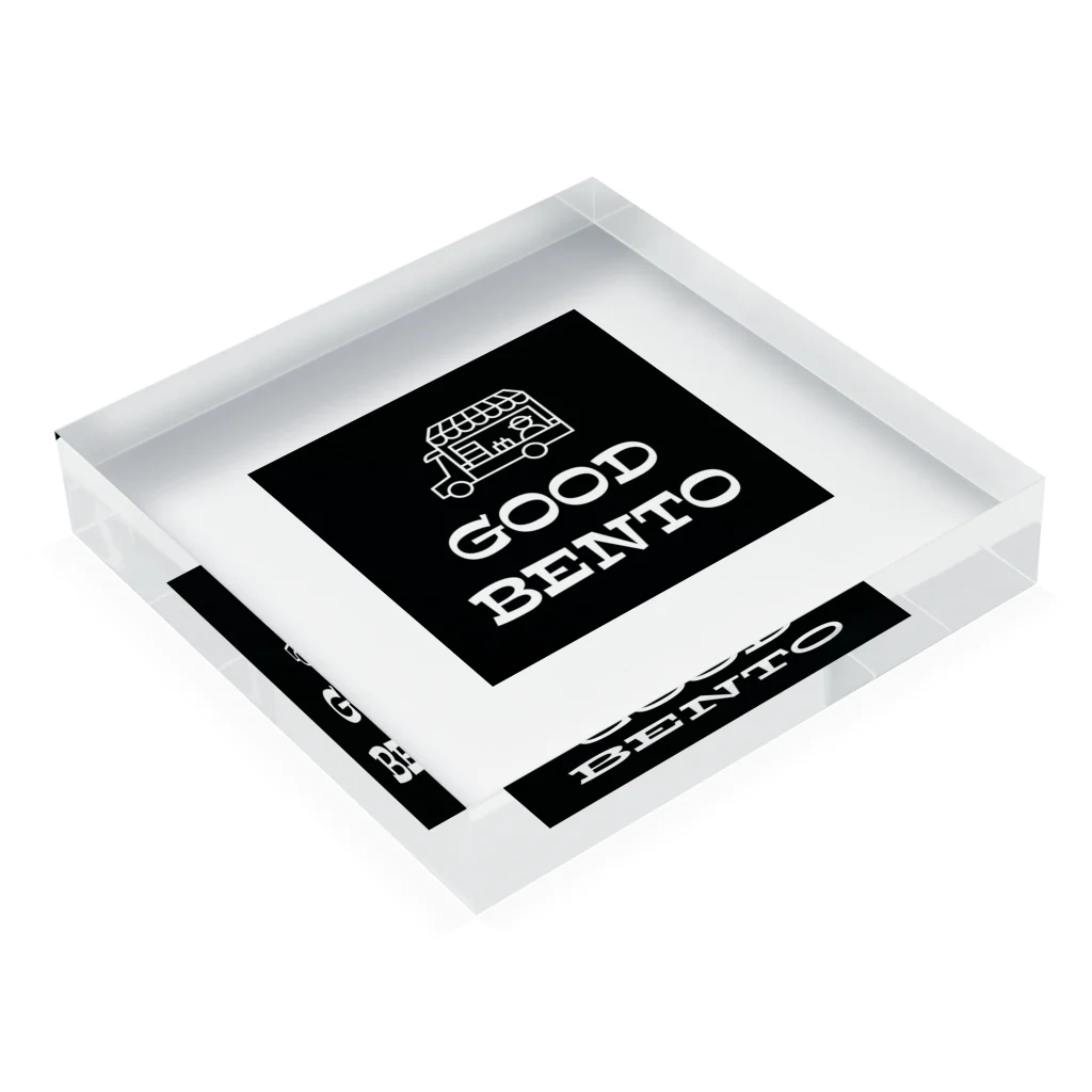 GOODBENTOのGOOD BENTO アクリルブロックの平置き