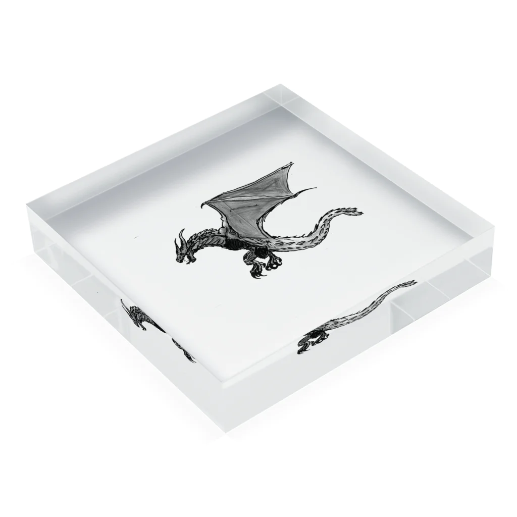 artistZのドラゴン Acrylic Block :placed flat