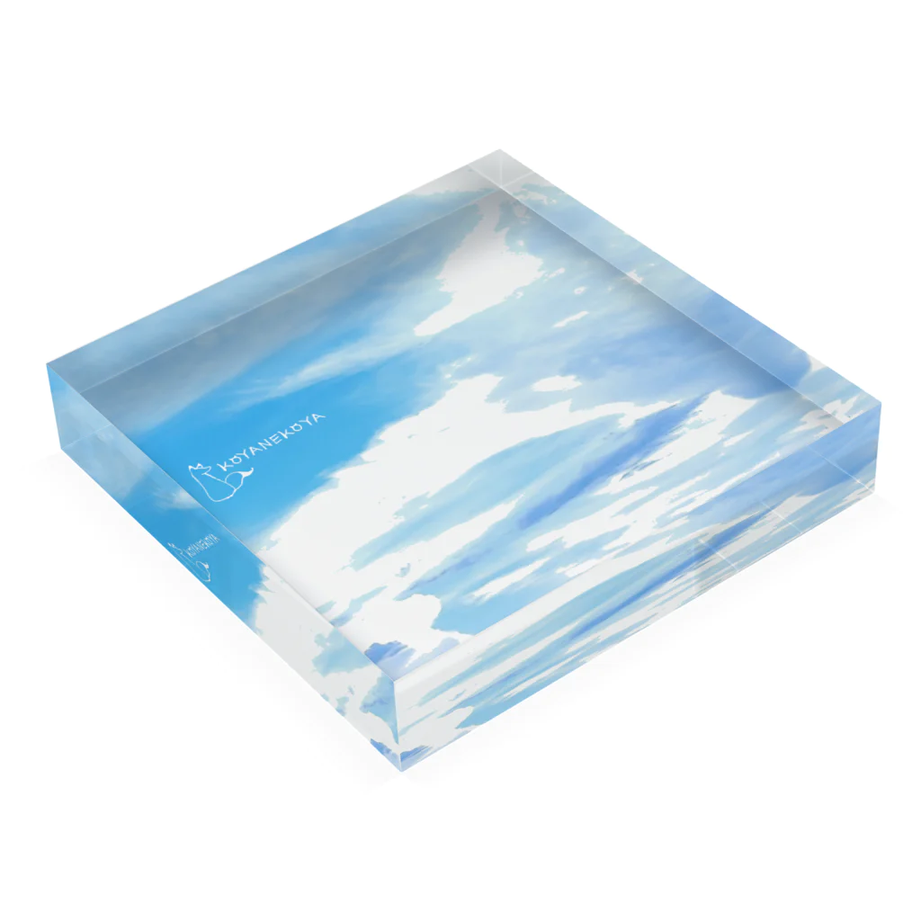 こやねこやの青空・夏空 Acrylic Block :placed flat