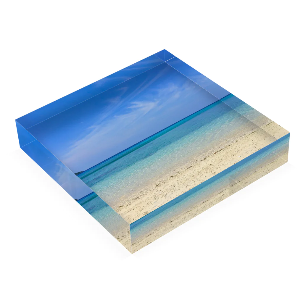 mizuphoto galleryのsecret blue Acrylic Block :placed flat