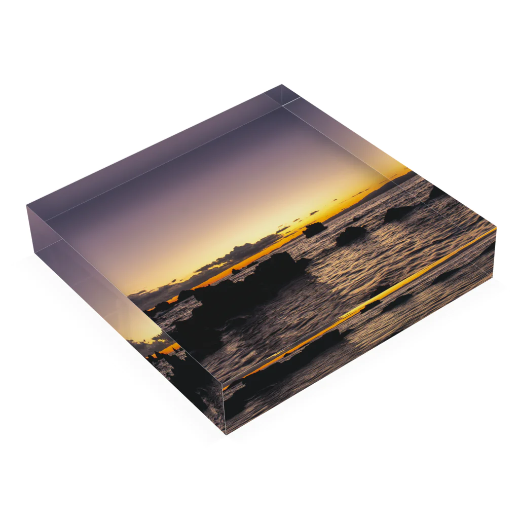 R.Shrimpの夕景 Acrylic Block :placed flat