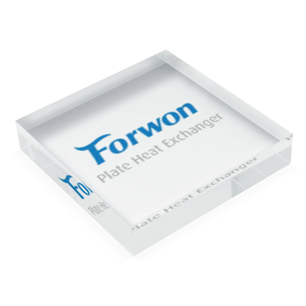 Zhejiang Forwon Plate Heat Exchanger Co., LtdのRefrigeration  Series BPHE Acrylic Block :placed flat