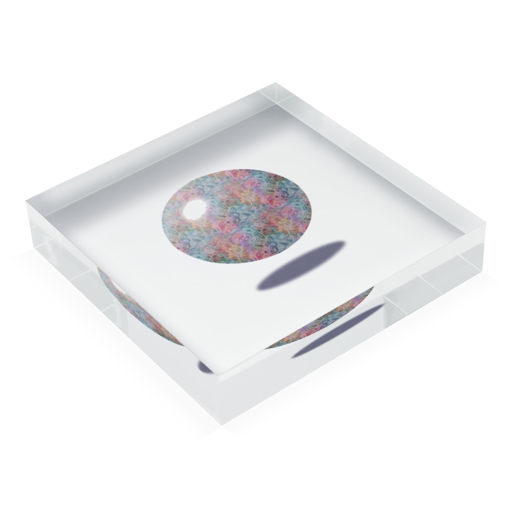 🏠やしおこうの秘密基地のRise -上昇- Acrylic Block :placed flat