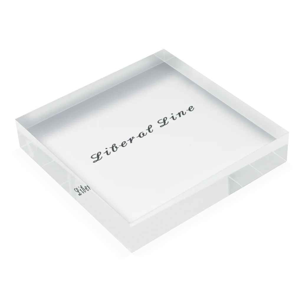 Liberal LineのLiberal Lineシリーズ Acrylic Block :placed flat