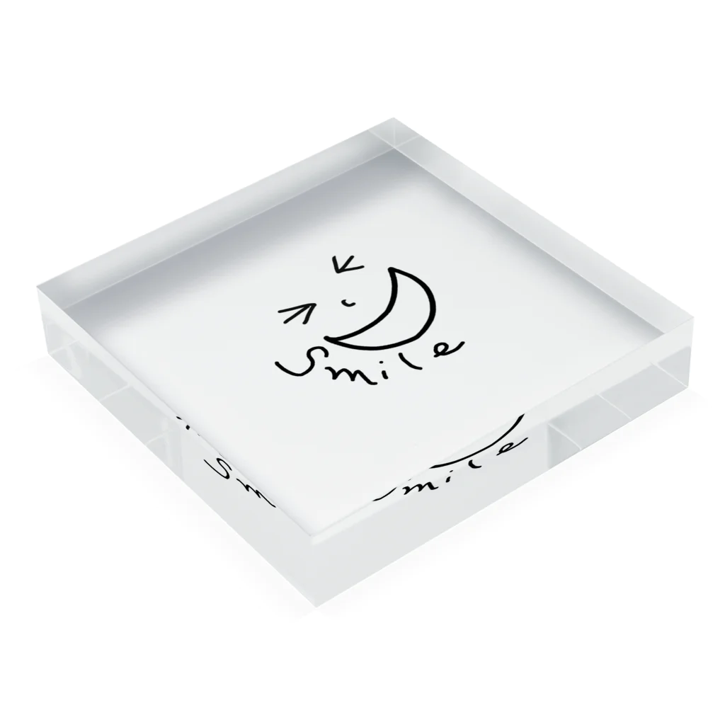 YOGA PranaのSmile Acrylic Block :placed flat
