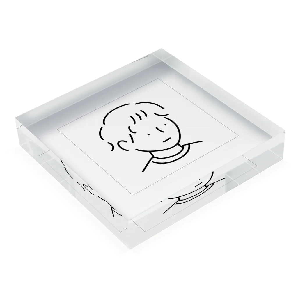 TRENDのすん Acrylic Block :placed flat