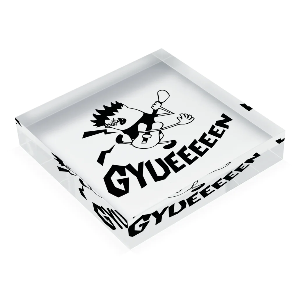 R_T_GracieのPUNK GUITARIST!! Acrylic Block :placed flat