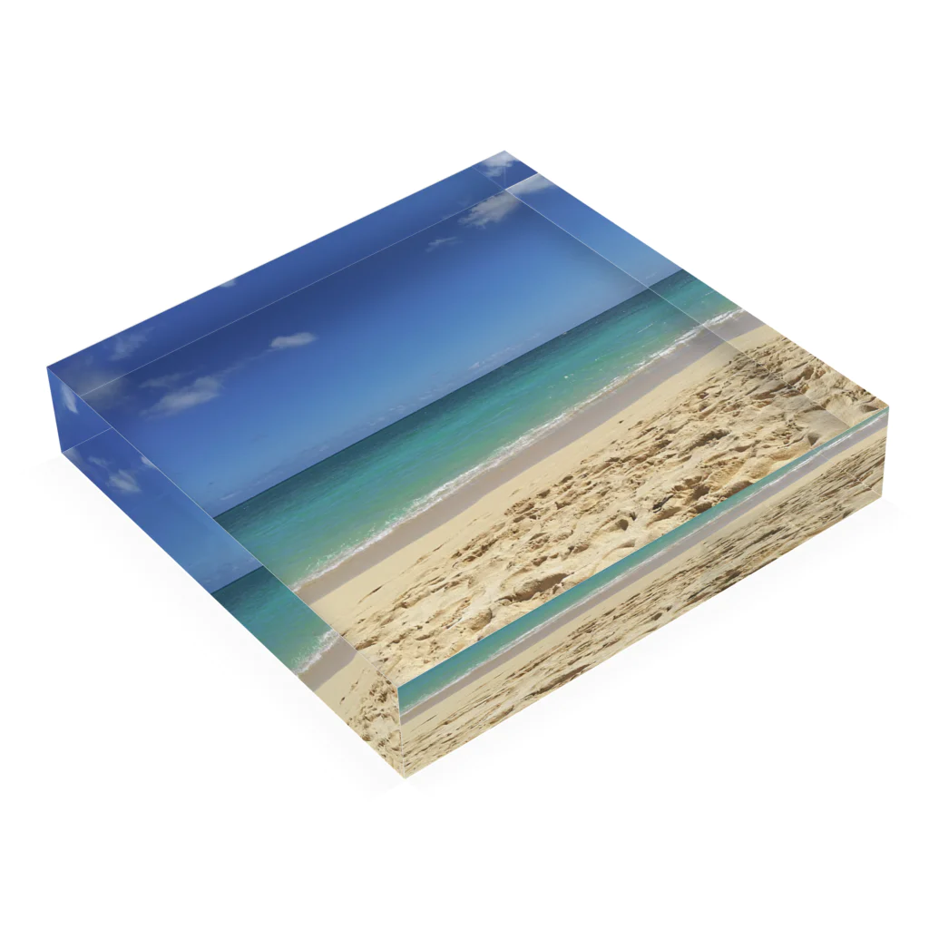 blueのLanikai Beach Block Acrylic Block :placed flat