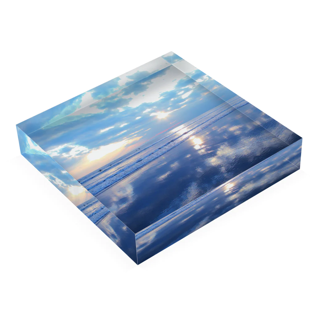 photo-kiokuの湘南 Acrylic Block :placed flat