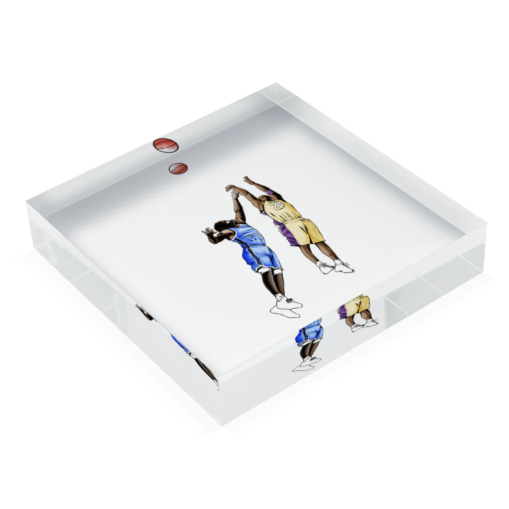 NBA Timesのバスケグッズ広場のマンバ　アクリルブロック Acrylic Block :placed flat