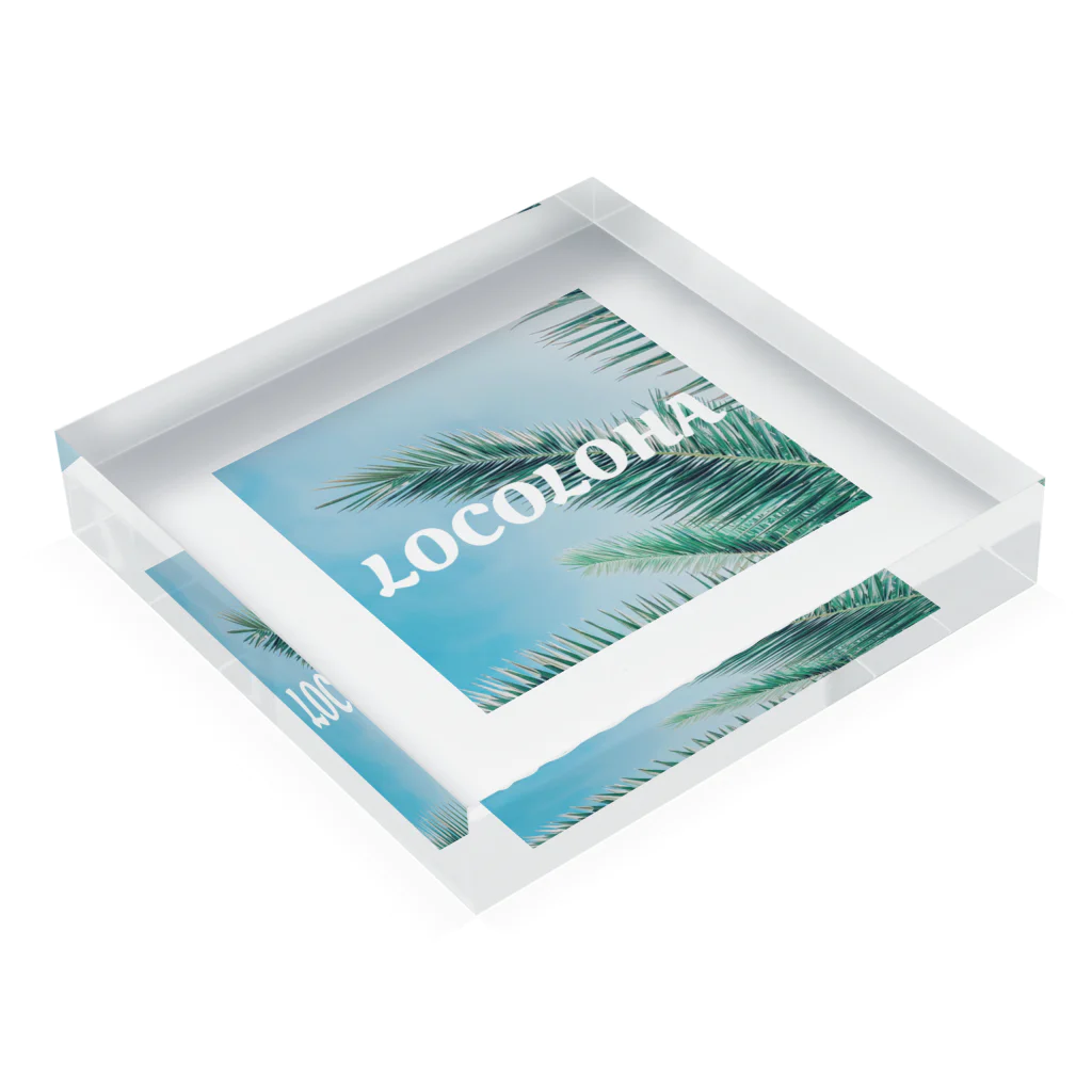 LOCOLOHAのLOCOLOHA Acrylic Block :placed flat