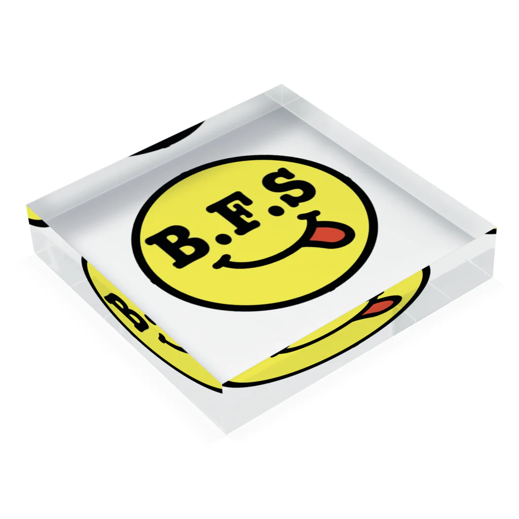 ☆こーた☆のBIG Face Smile/B.Ｆ.S Acrylic Block :placed flat