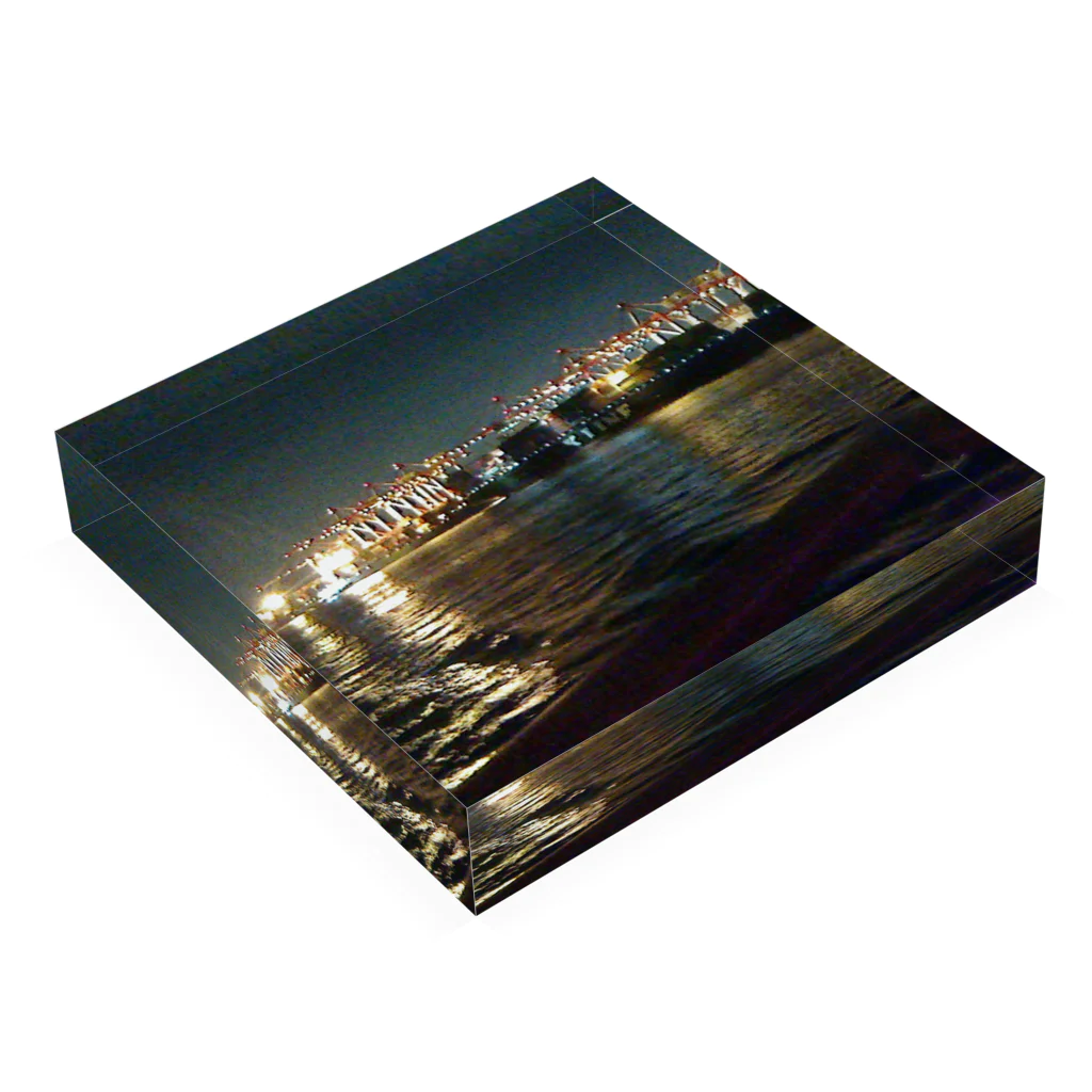 おのMidnight東京bay!! Acrylic Block :placed flat