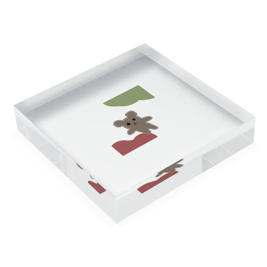 _moaの縫 Acrylic Block :placed flat