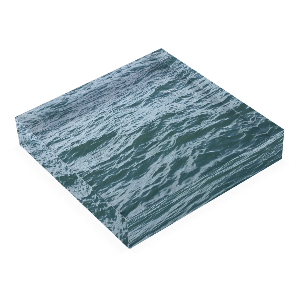 重力の表面の海面10 Acrylic Block :placed flat