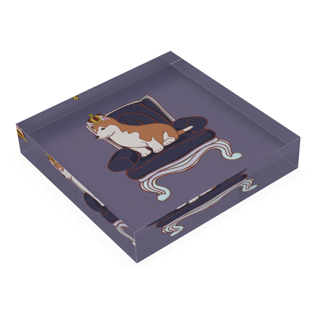 prunelleのKing Dog Acrylic Block :placed flat