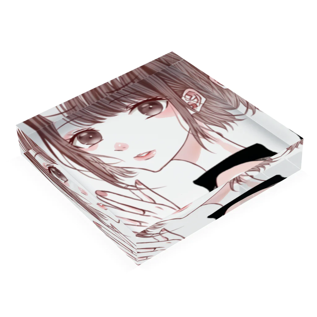 naoの少女 Acrylic Block :placed flat