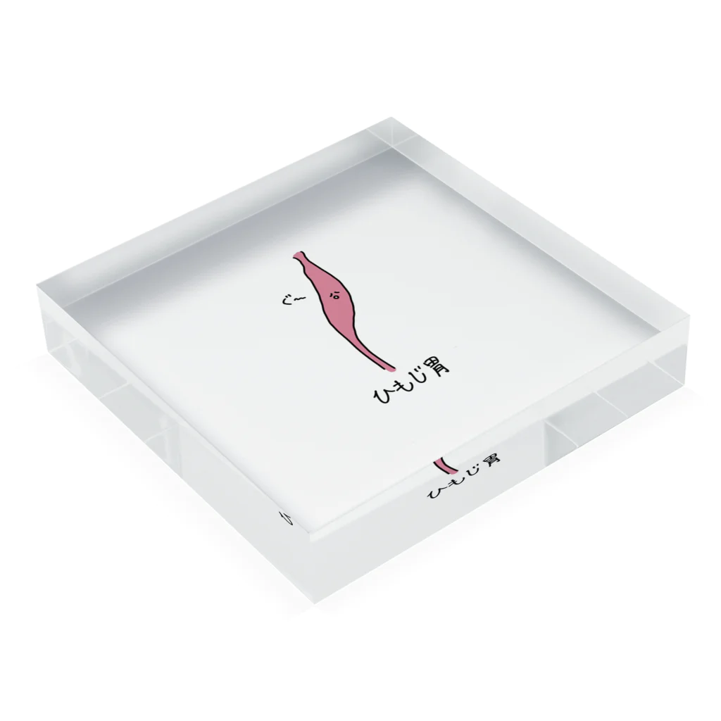 小僧のひもじ胃 Acrylic Block :placed flat